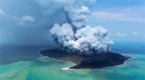 tonga volcano eruption video